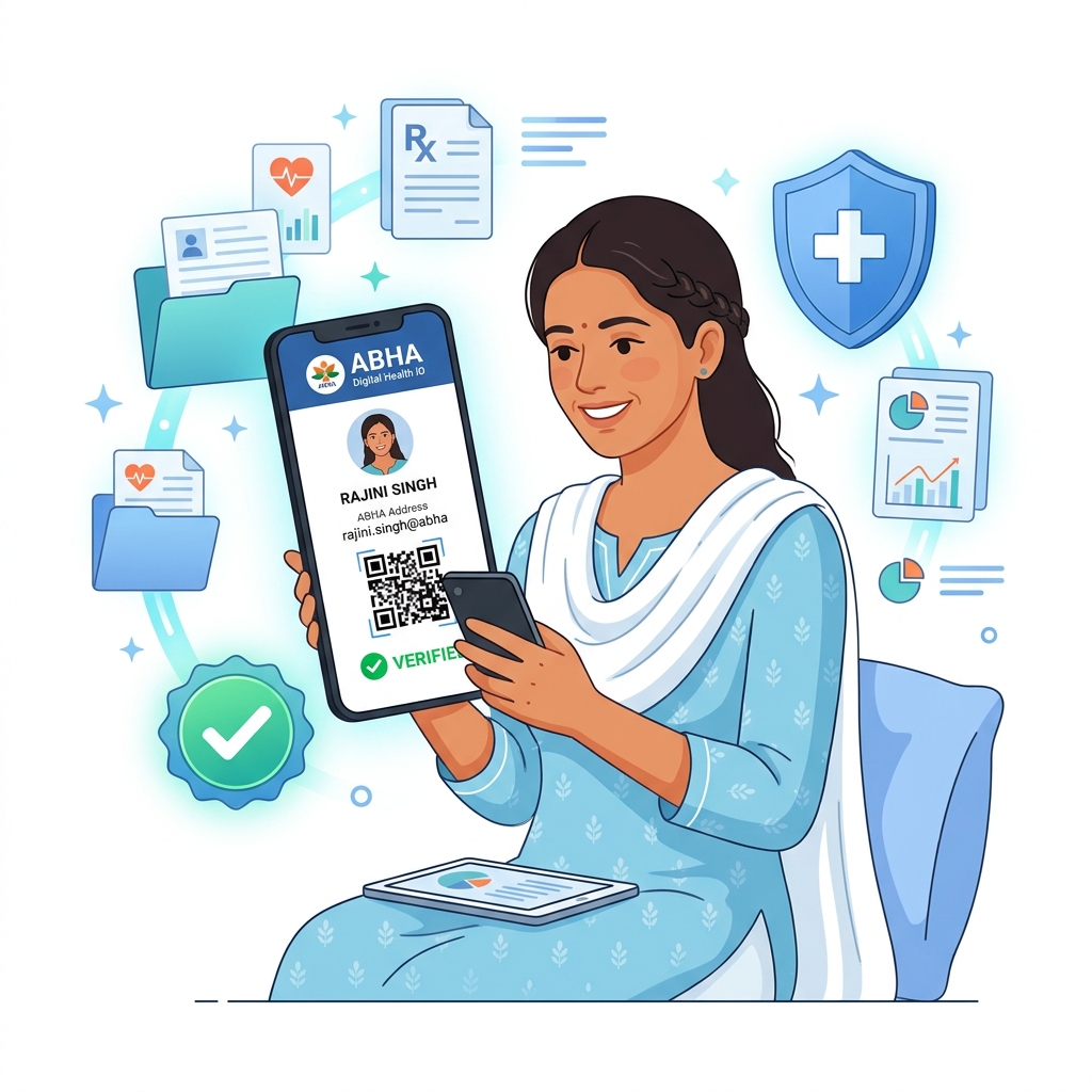 Patient-Centred Digital Healthcare with ABDM and MedSysB
